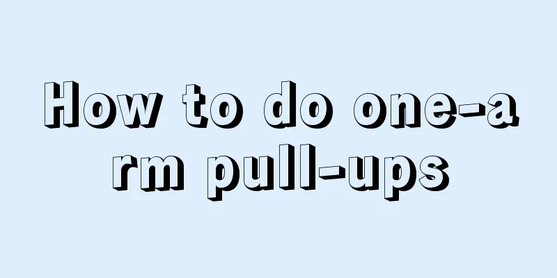 How to do one-arm pull-ups