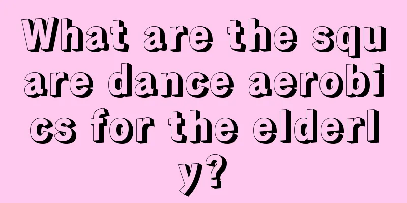 What are the square dance aerobics for the elderly?