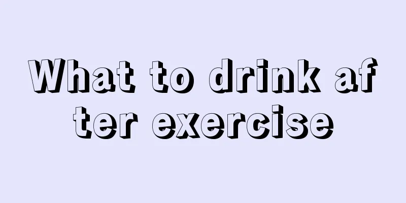 What to drink after exercise