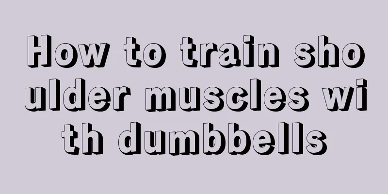 How to train shoulder muscles with dumbbells