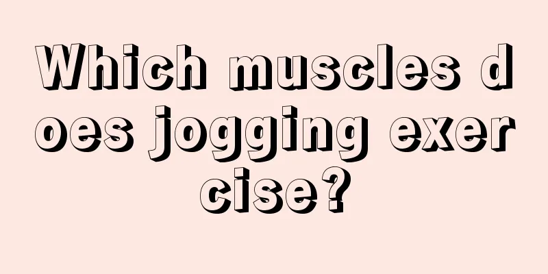 Which muscles does jogging exercise?