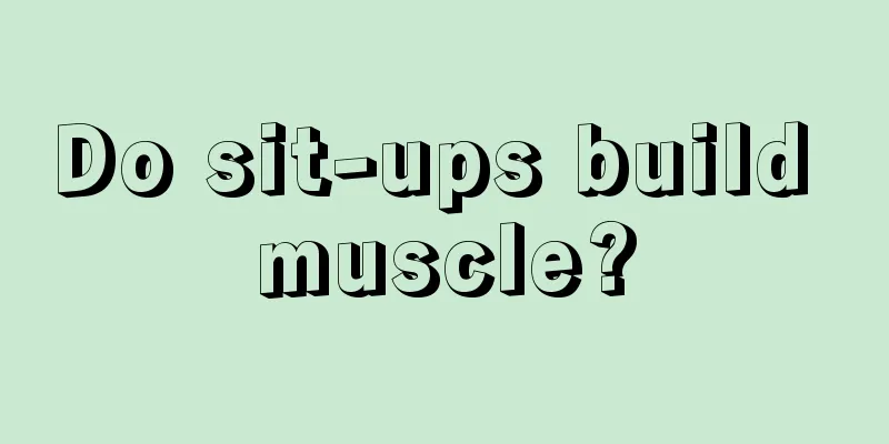 Do sit-ups build muscle?