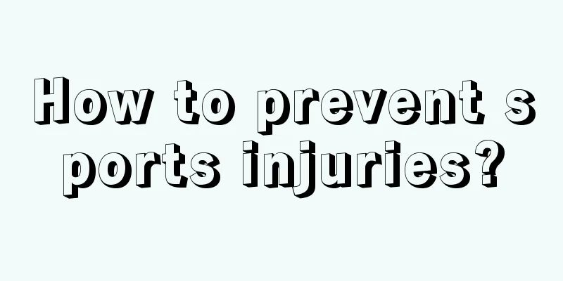 How to prevent sports injuries?