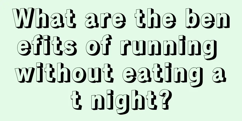 What are the benefits of running without eating at night?