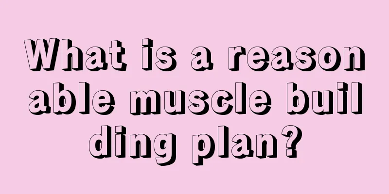 What is a reasonable muscle building plan?