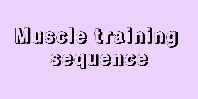 Muscle training sequence