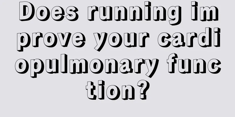 Does running improve your cardiopulmonary function?