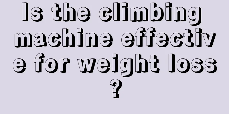 Is the climbing machine effective for weight loss?