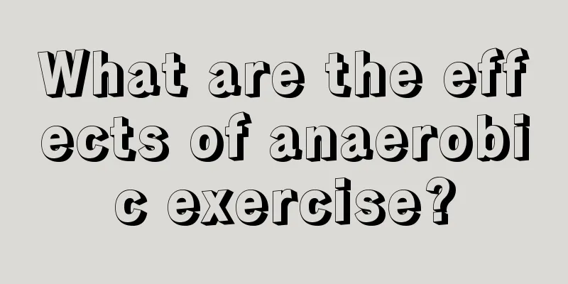 What are the effects of anaerobic exercise?