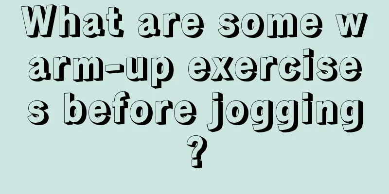 What are some warm-up exercises before jogging?