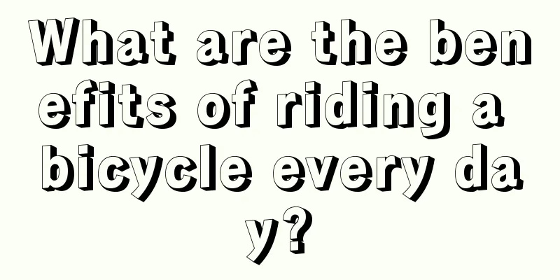 What are the benefits of riding a bicycle every day?