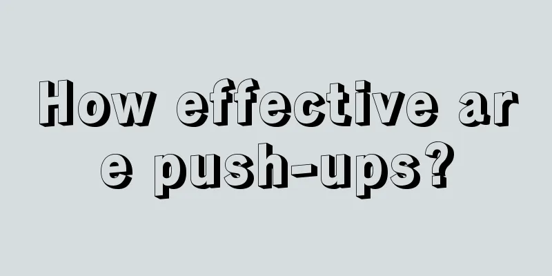 How effective are push-ups?