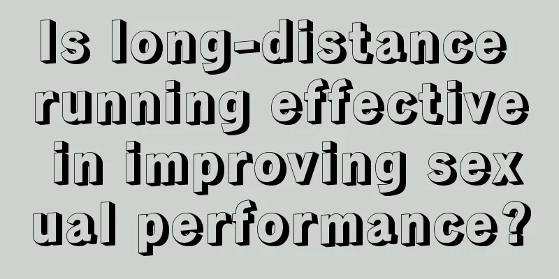 Is long-distance running effective in improving sexual performance?