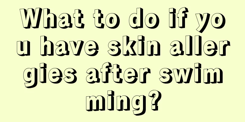 What to do if you have skin allergies after swimming?