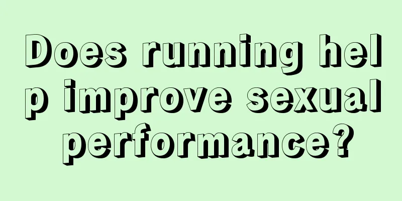 Does running help improve sexual performance?