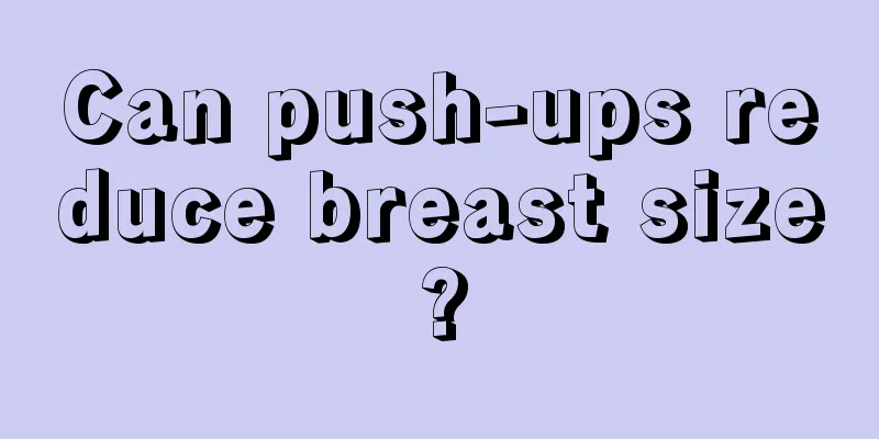 Can push-ups reduce breast size?