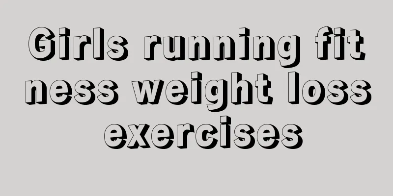 Girls running fitness weight loss exercises