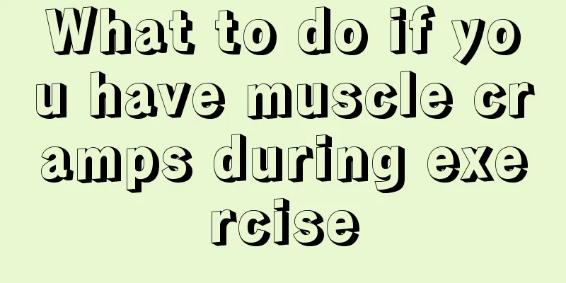 What to do if you have muscle cramps during exercise