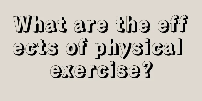 What are the effects of physical exercise?