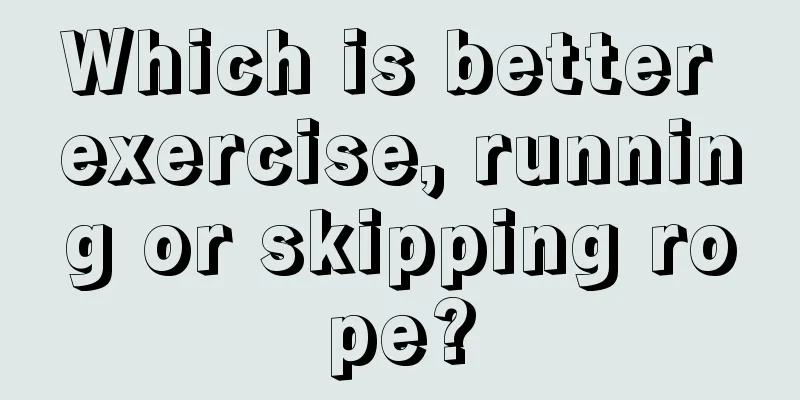 Which is better exercise, running or skipping rope?