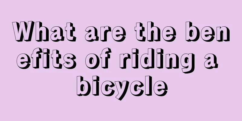 What are the benefits of riding a bicycle