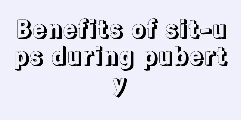 Benefits of sit-ups during puberty