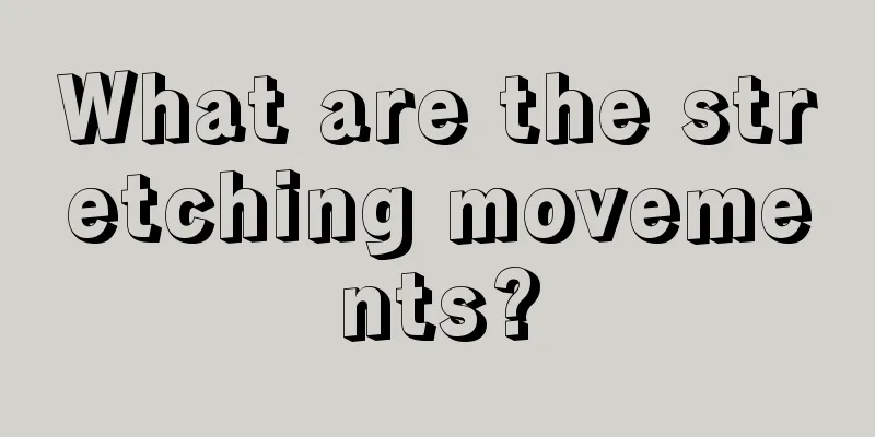 What are the stretching movements?