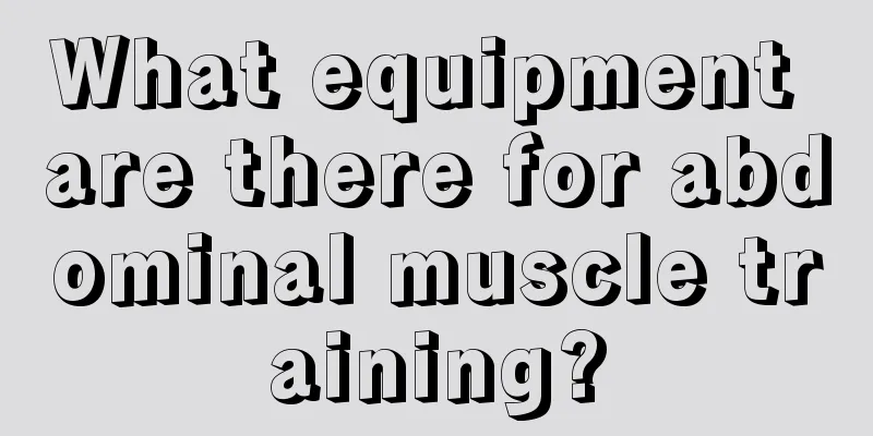 What equipment are there for abdominal muscle training?