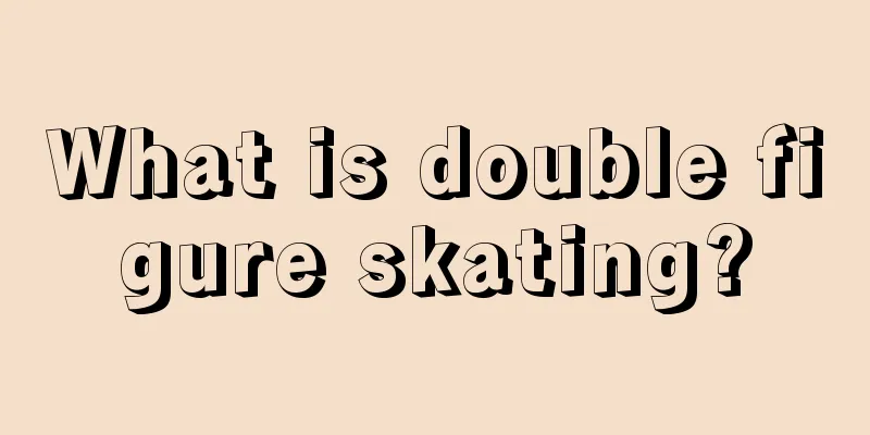 What is double figure skating?