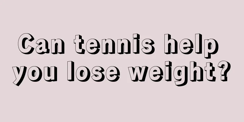 Can tennis help you lose weight?