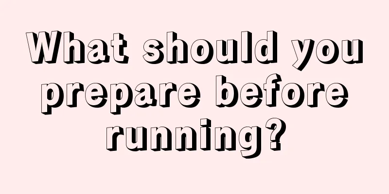 What should you prepare before running?