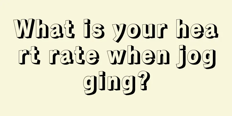 What is your heart rate when jogging?