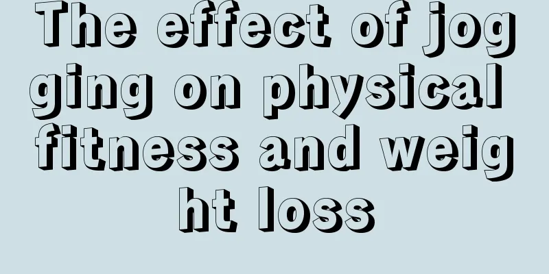 The effect of jogging on physical fitness and weight loss