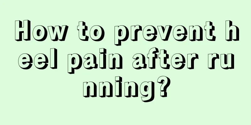 How to prevent heel pain after running?