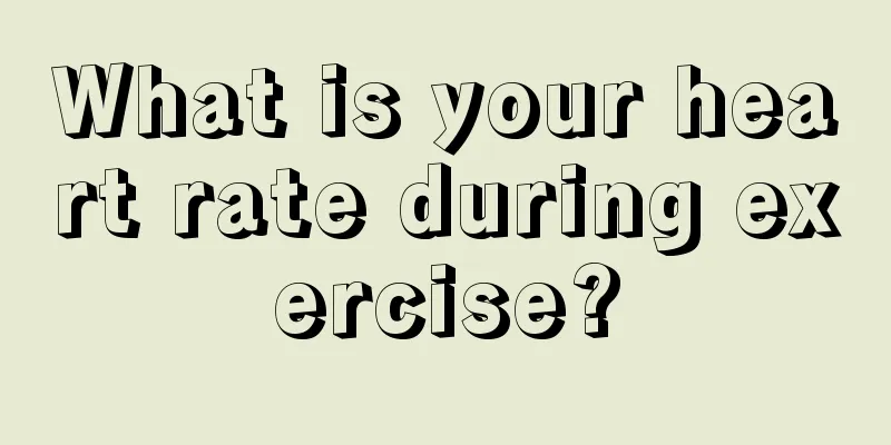 What is your heart rate during exercise?