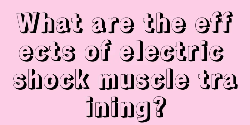 What are the effects of electric shock muscle training?