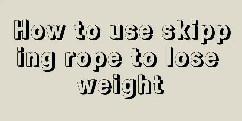 How to use skipping rope to lose weight