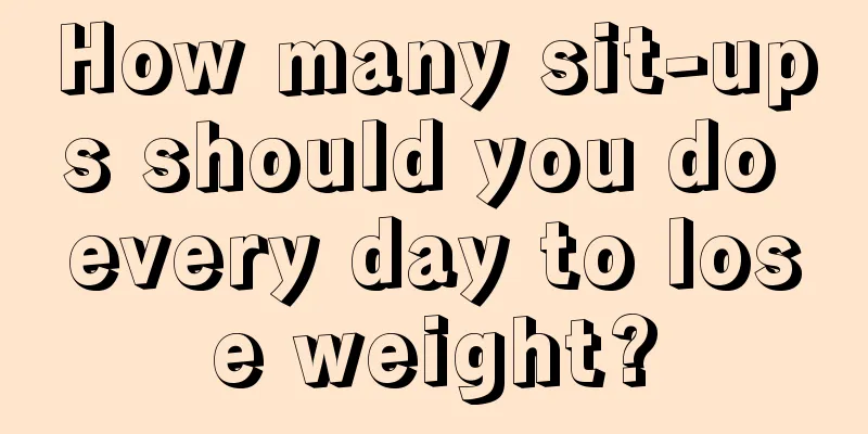 How many sit-ups should you do every day to lose weight?