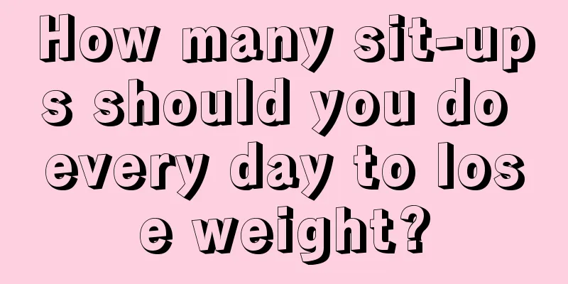 How many sit-ups should you do every day to lose weight?