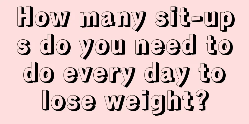 How many sit-ups do you need to do every day to lose weight?