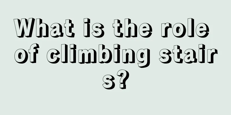 What is the role of climbing stairs?