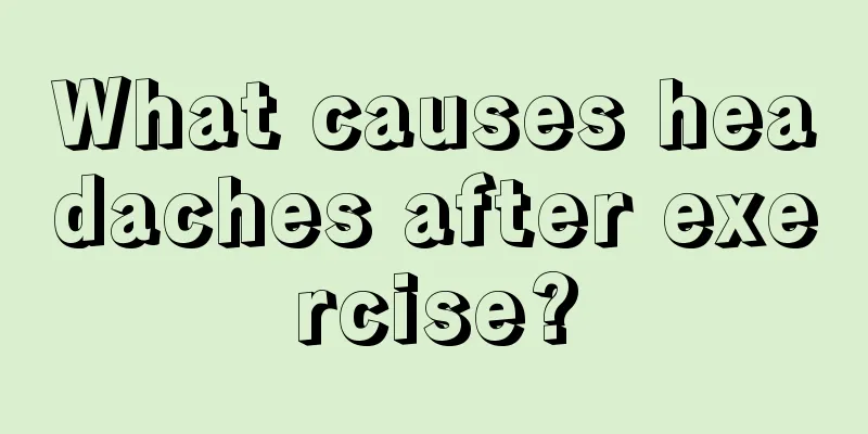 What causes headaches after exercise?