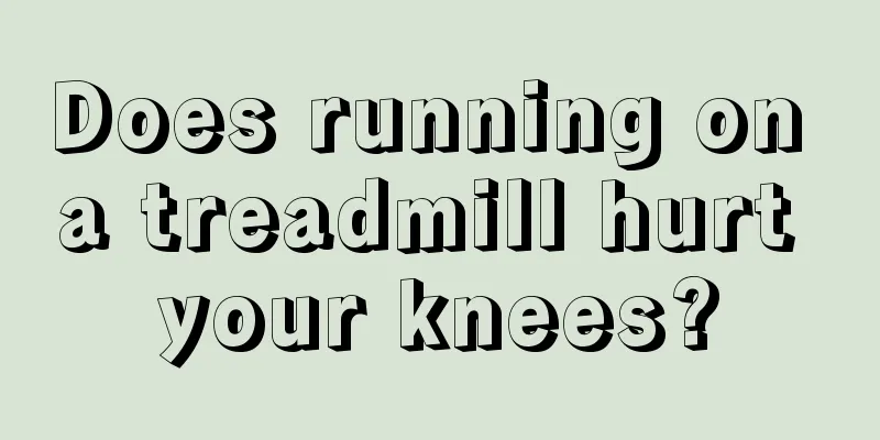 Does running on a treadmill hurt your knees?