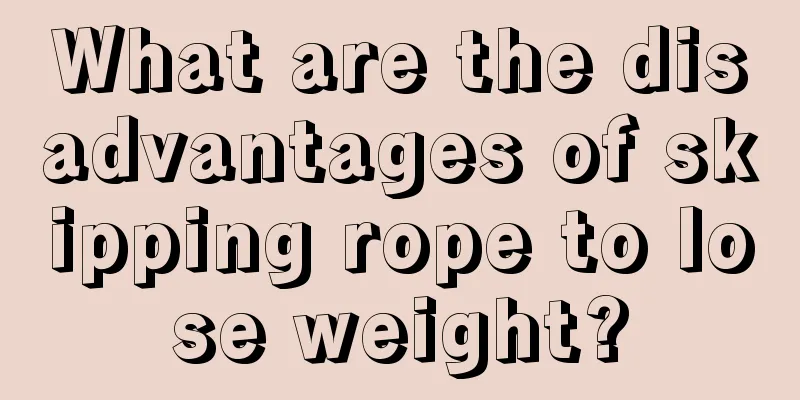 What are the disadvantages of skipping rope to lose weight?