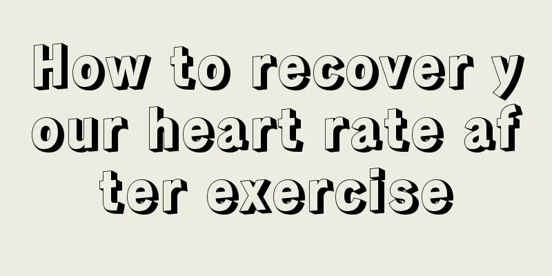 How to recover your heart rate after exercise