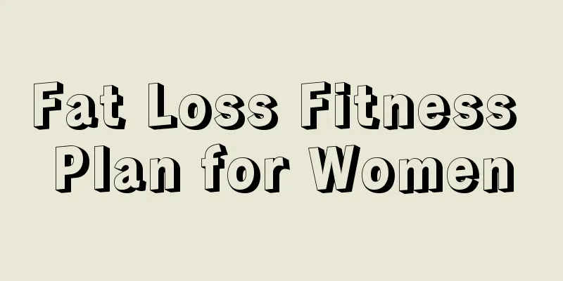 Fat Loss Fitness Plan for Women