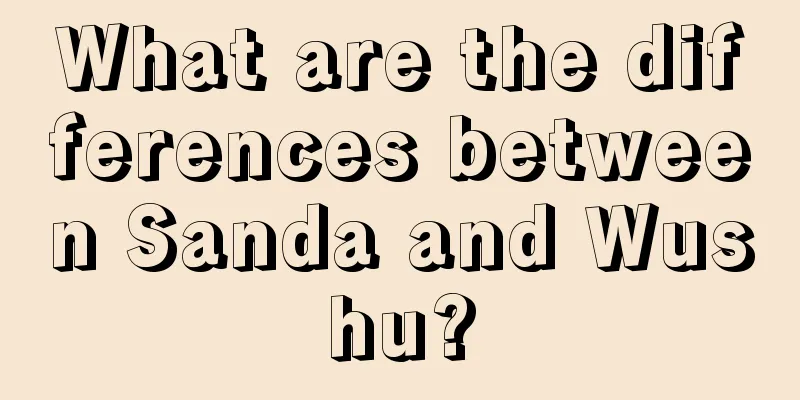 What are the differences between Sanda and Wushu?