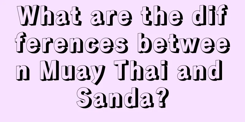 What are the differences between Muay Thai and Sanda?