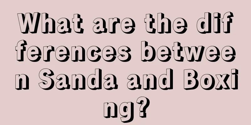 What are the differences between Sanda and Boxing?