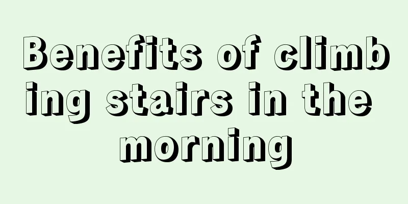 Benefits of climbing stairs in the morning